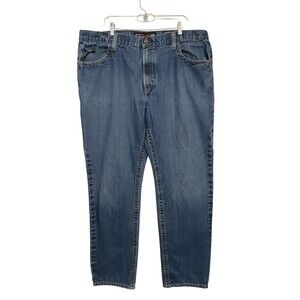 Ariat Jeans Mens 42x36 Blue Denim M3 Loose Fit Straight Leg FR  Workwear Western